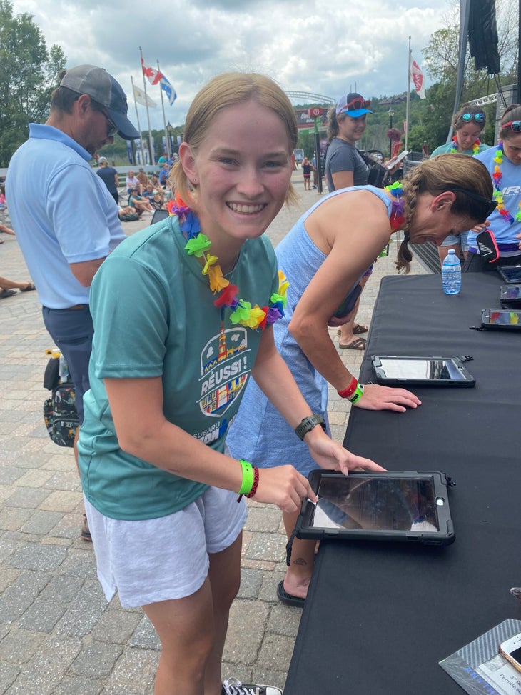 Rachel Welsford accepts a spot at the Ironman World Championship.