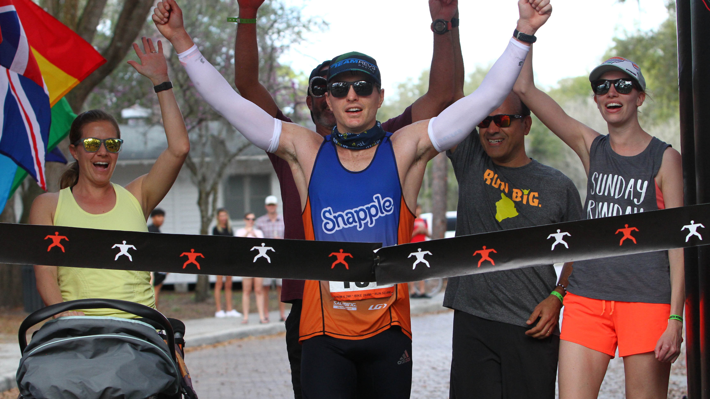 Steve Keller races Ultraman