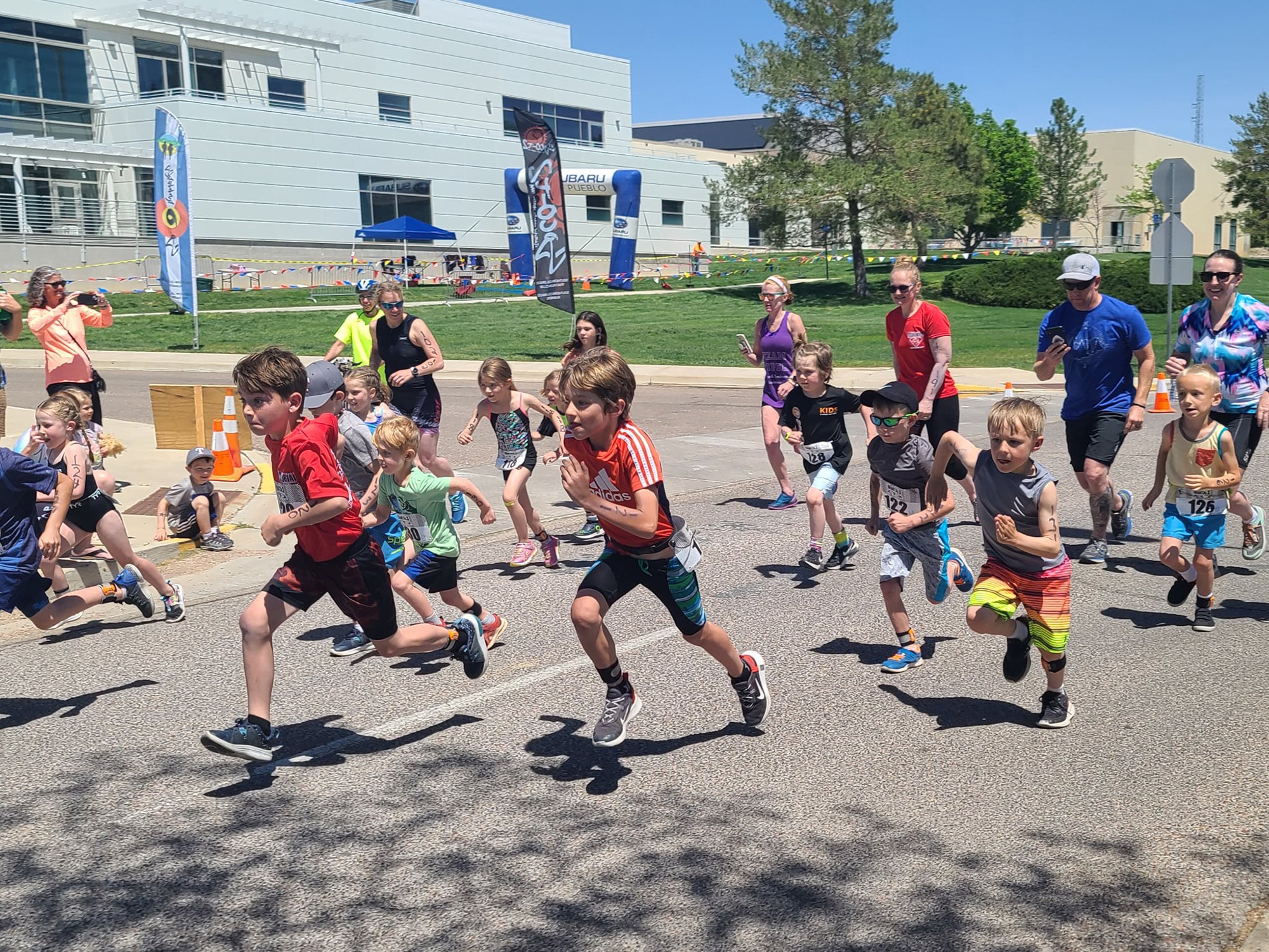 The mini mortals triathlon, one of the best triathlon races for beginners