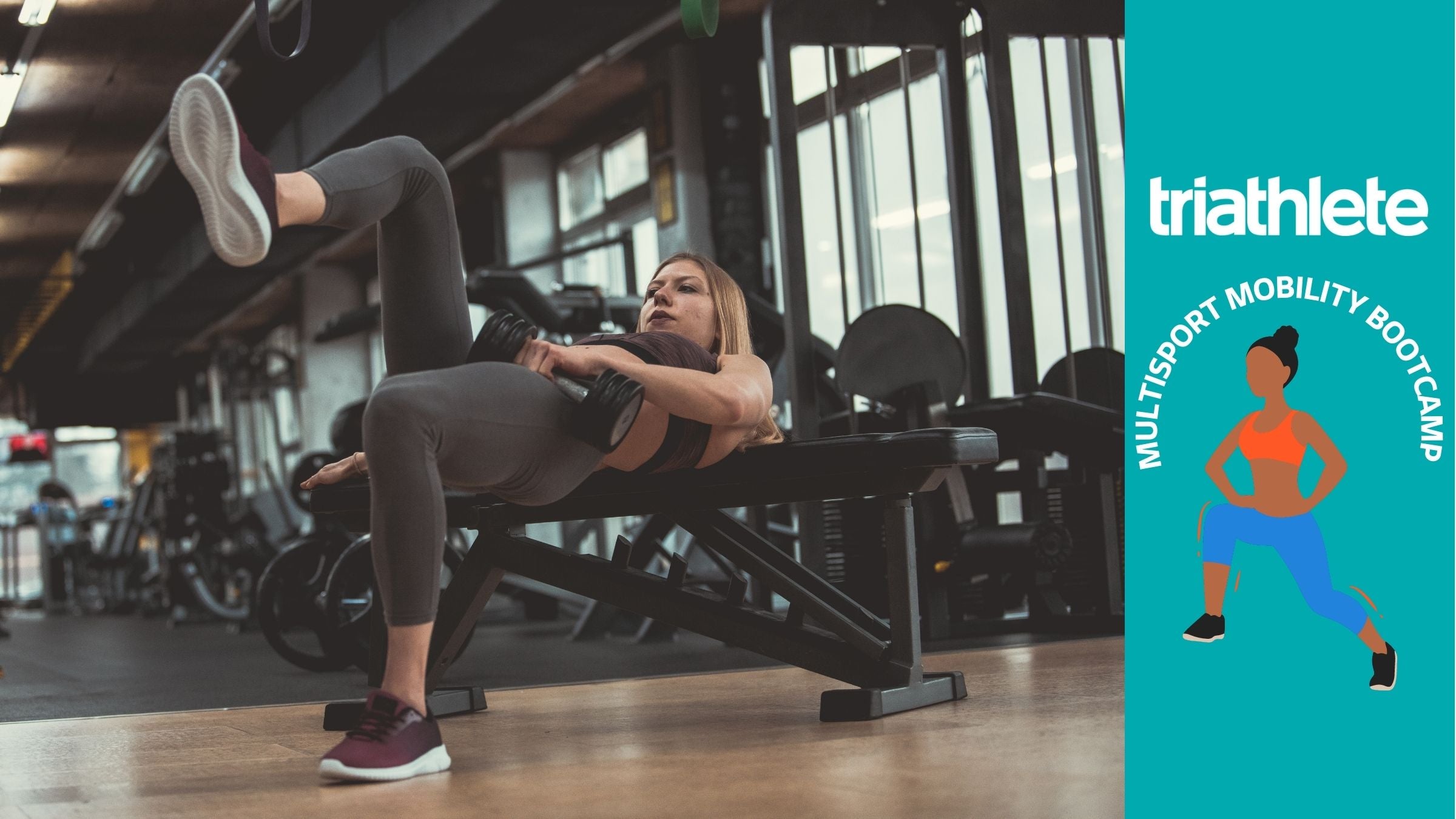 A woman does a Mobility Plan for Triathletes