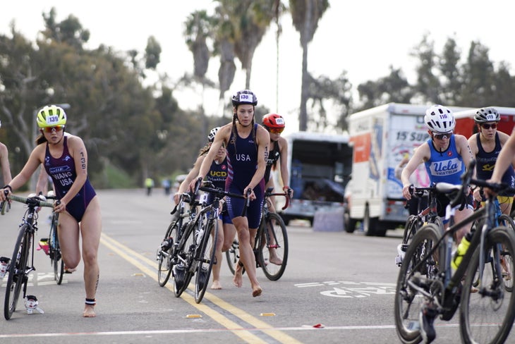 Colleen Quigley wins her first triathlon