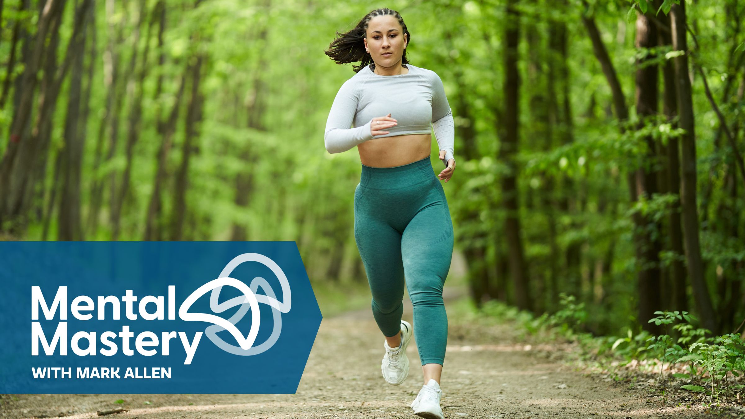 A triathlete does a Run Workout Mental Training