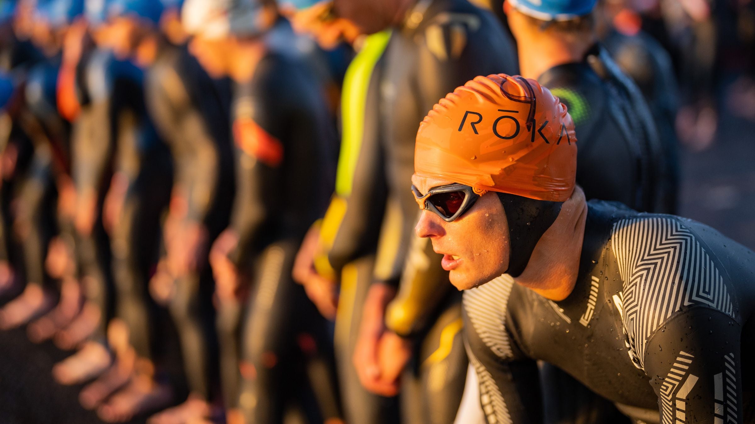 An athlete gets into a clutch or flow state in triathlon.