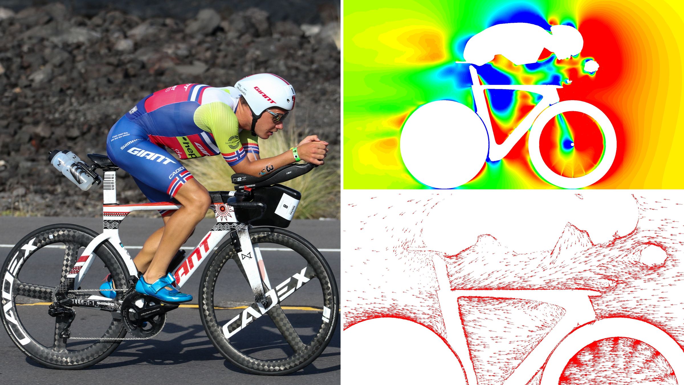 Aerodynamics of Water Bottle in Tri Jersey