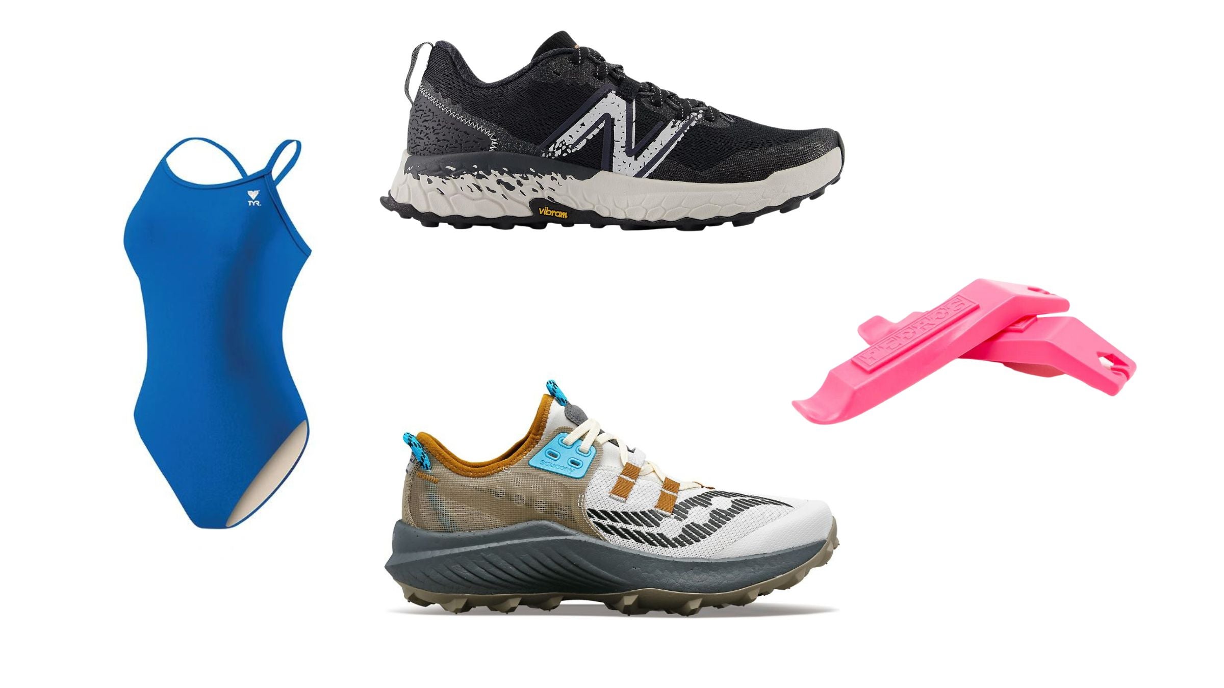 A collage of images of the best triathlon gear of 2023