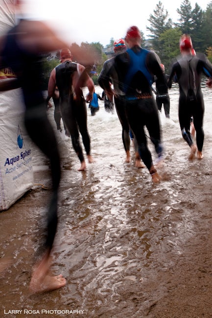 beginnerimagelarryrosa Jumping into your first triathlon can be a dizzying experience. Photo: Larry Rosa