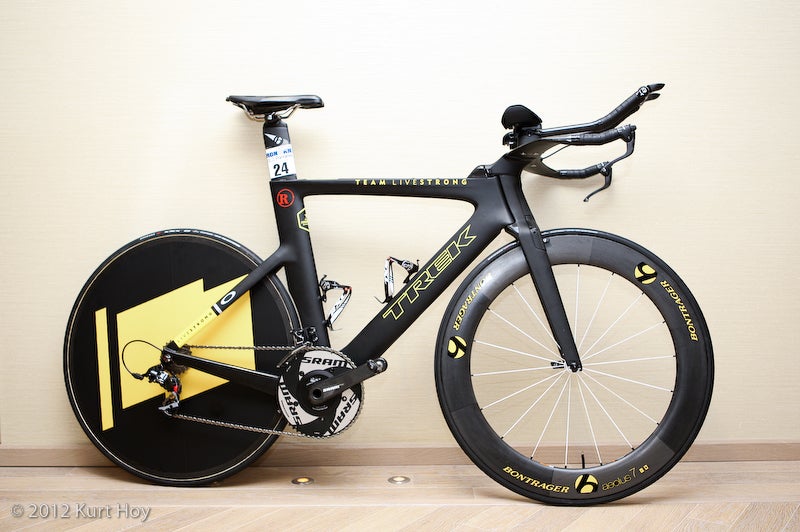 Pro Bike Lance Armstrong's Trek Speed Concept Triathlete Triathlete