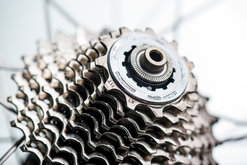 gear cogs on bike