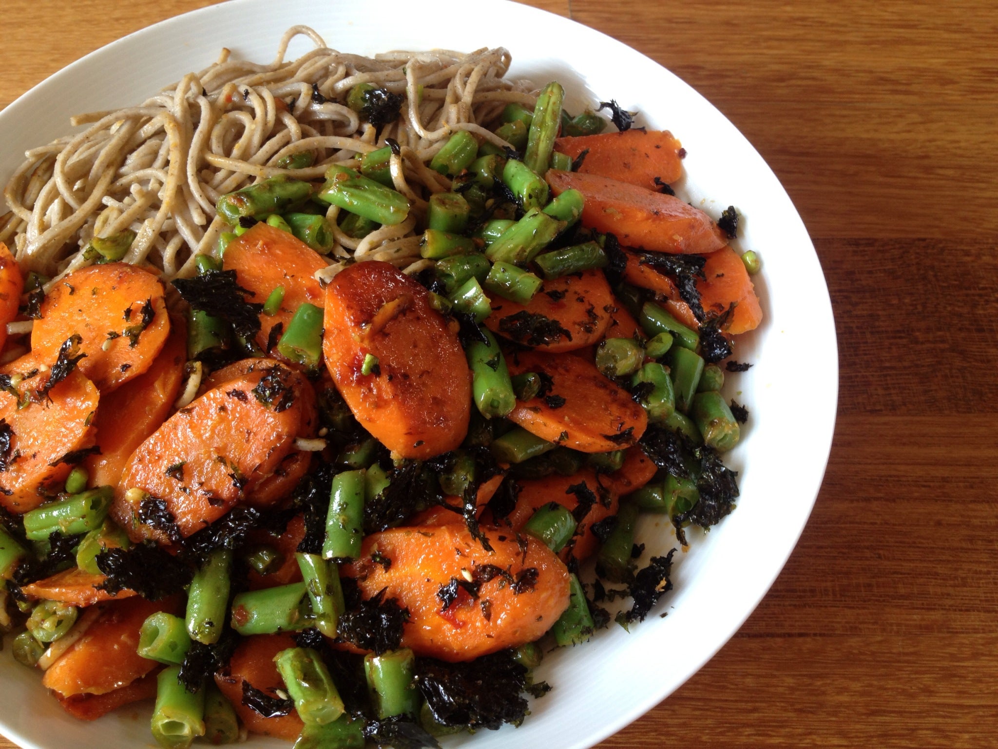 Sesame Carrots With Crumbled Seaweed Recipe Triathlete Triathlete