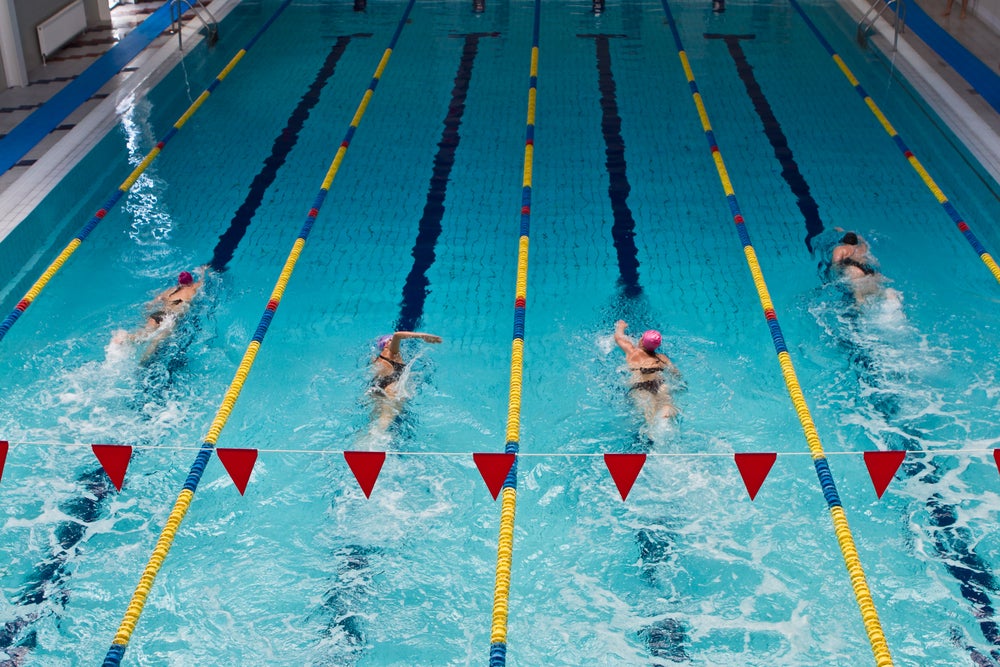 swimming one hour a day