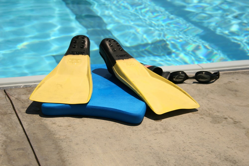 OneHour Workout Swim With Fins Triathlete