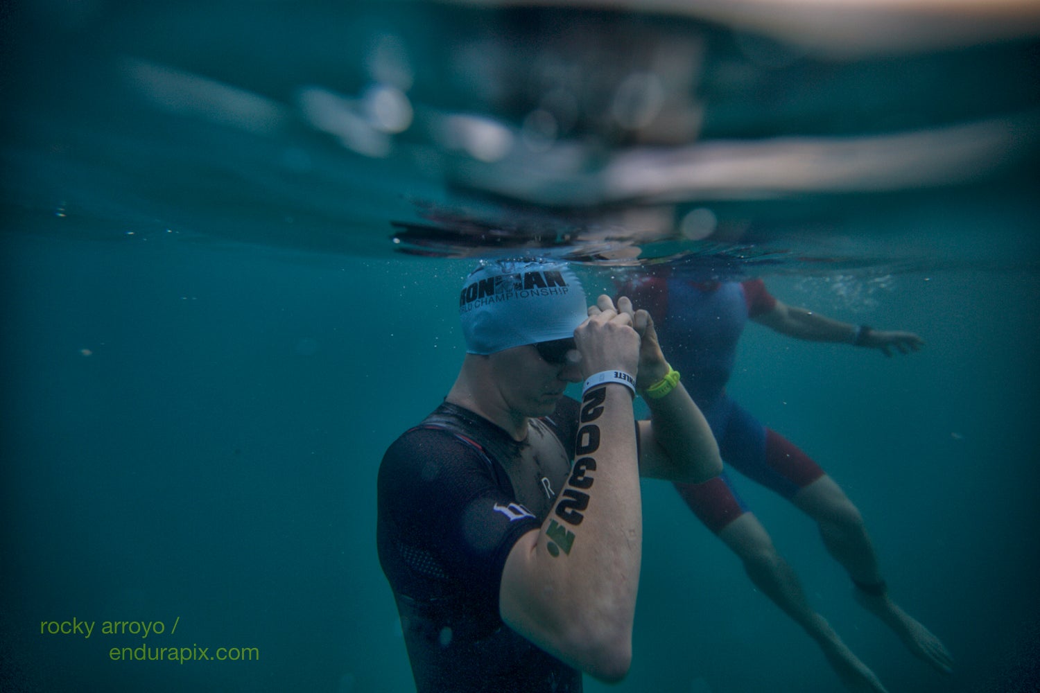 Underwater from the 2017 Hawaii Ironman Swim Triathlete Triathlete