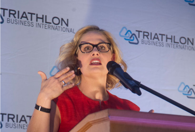 How Triathlon Gets Kyrsten Sinema Pumped to Tackle Big ...