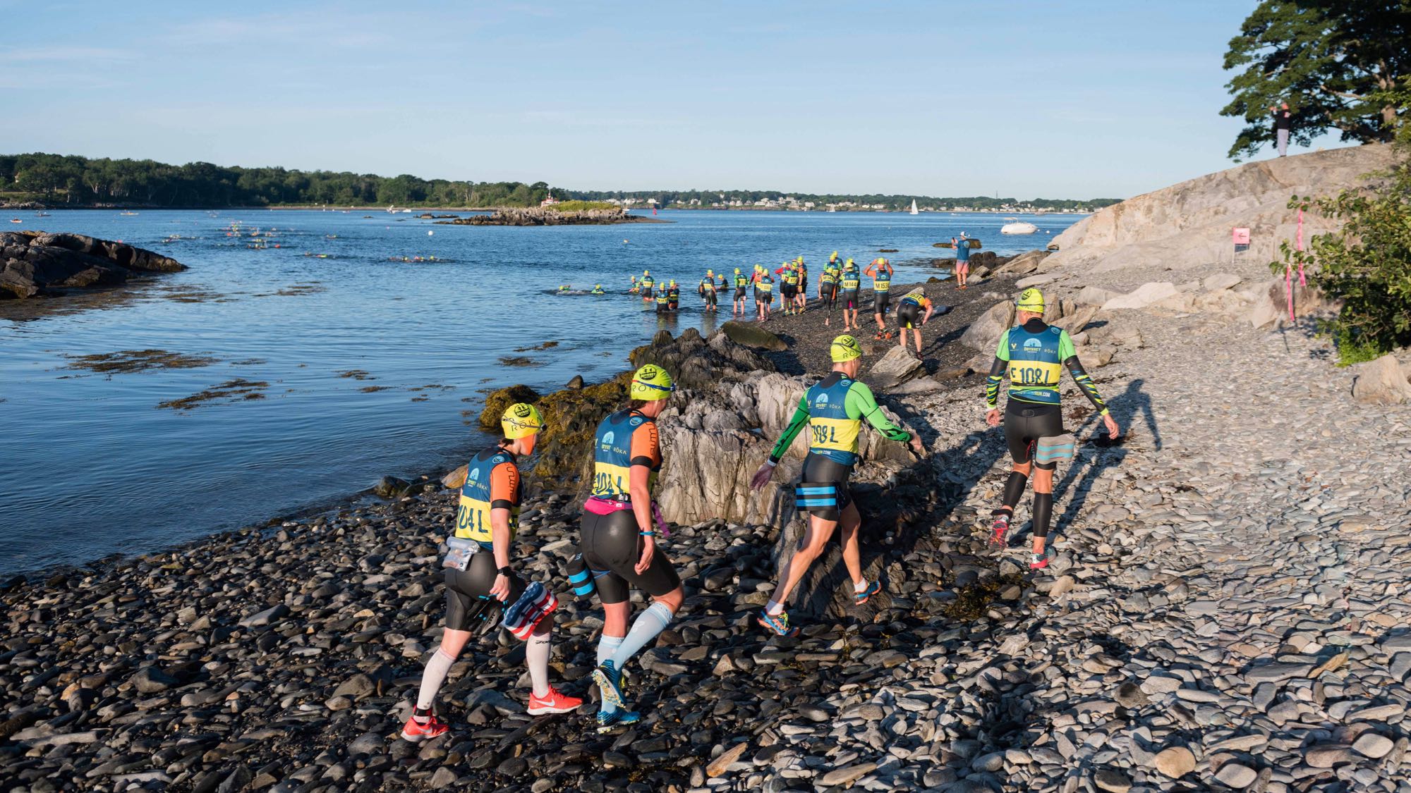 Nearly 400 Compete at 2019 Odyssey SwimRun Casco Bay Islands Triathlete