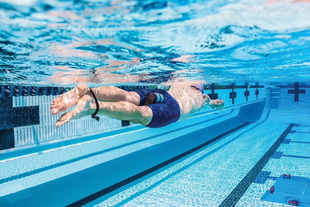 swimming one hour a day