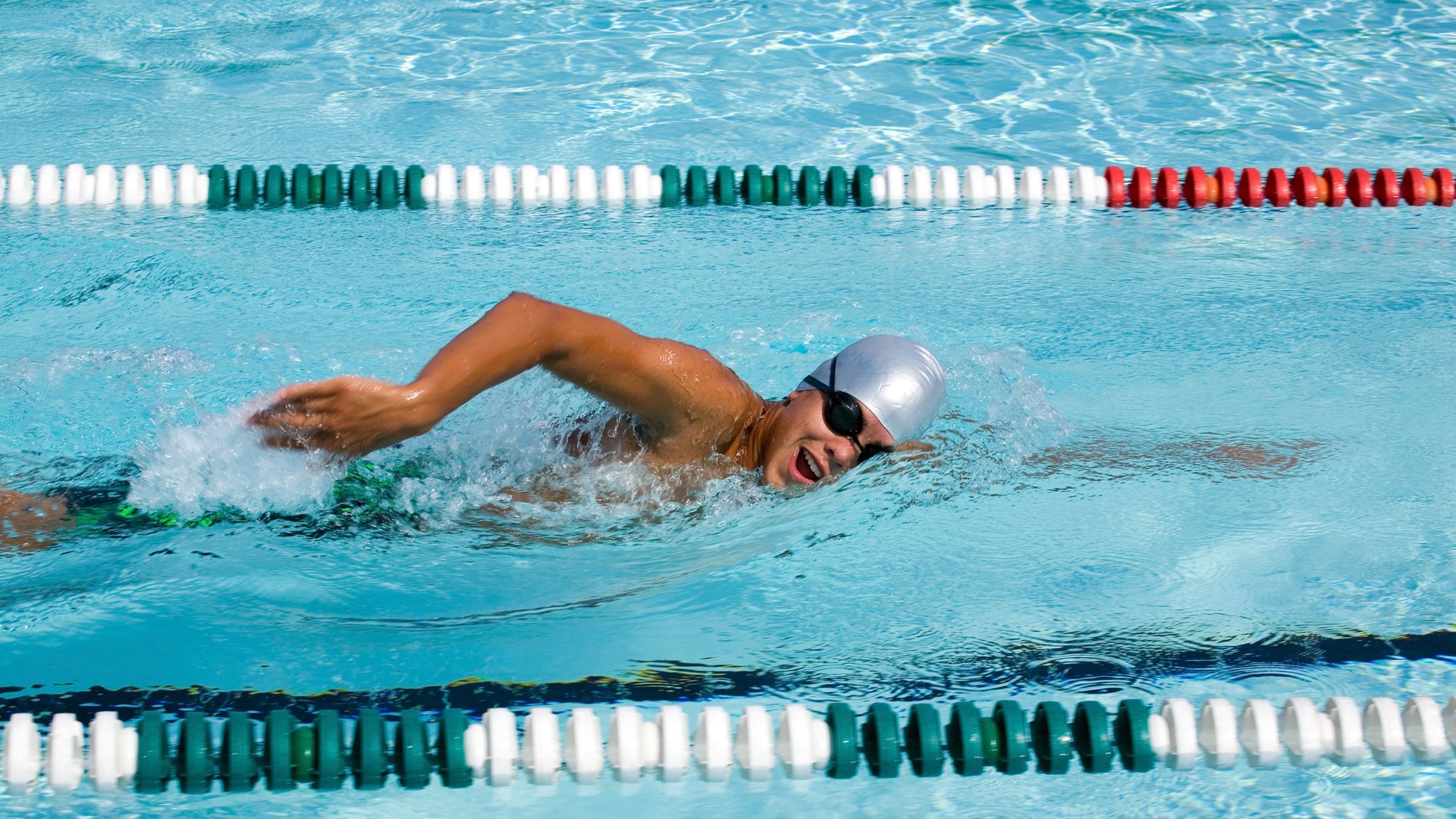 swimming one hour a day