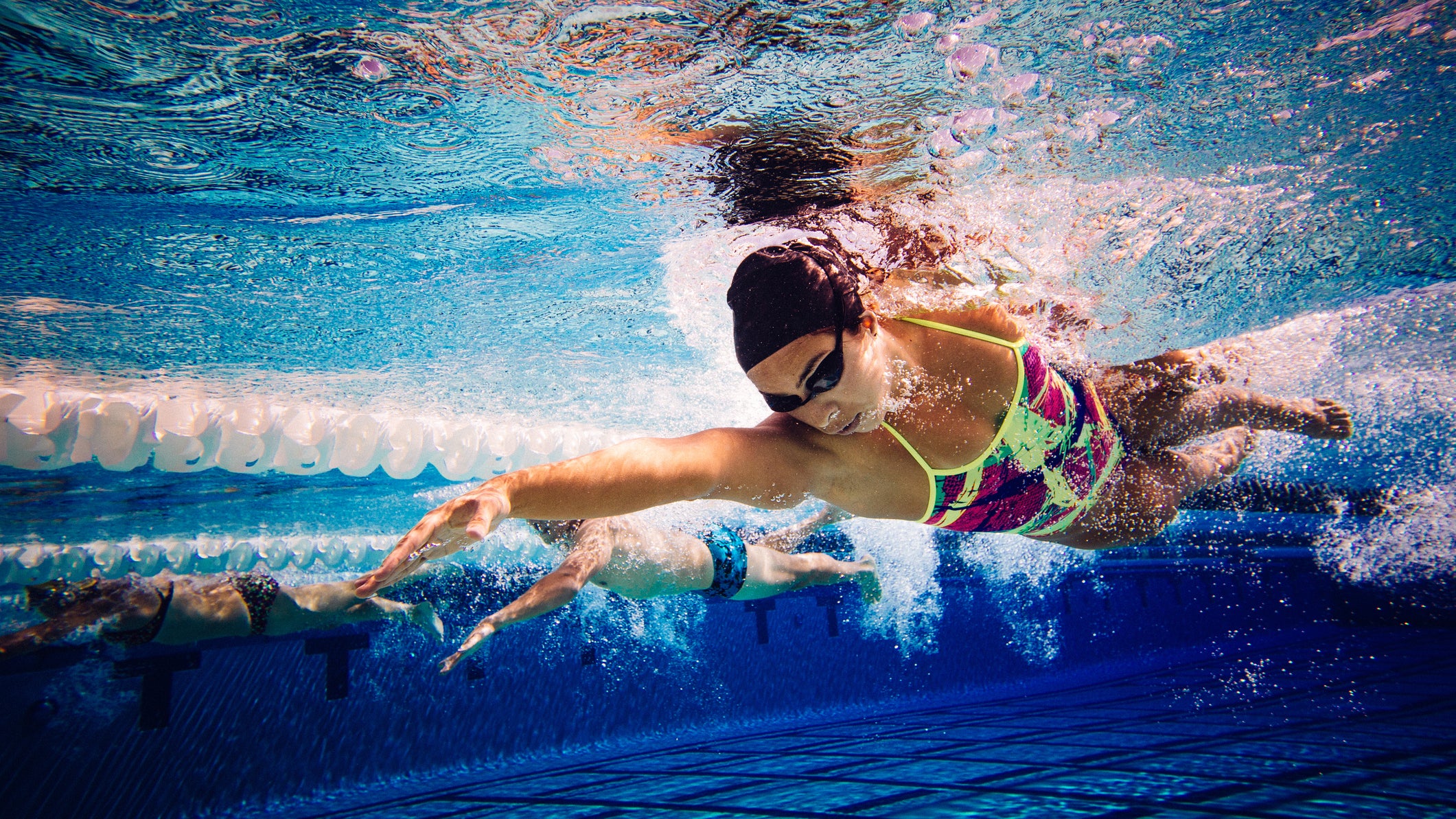 swimming one hour a day