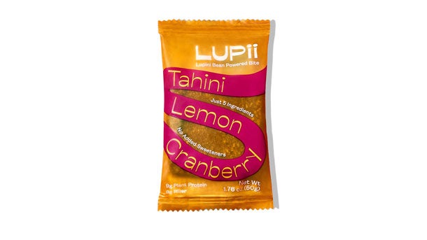 lupii tahini lemon cranberry