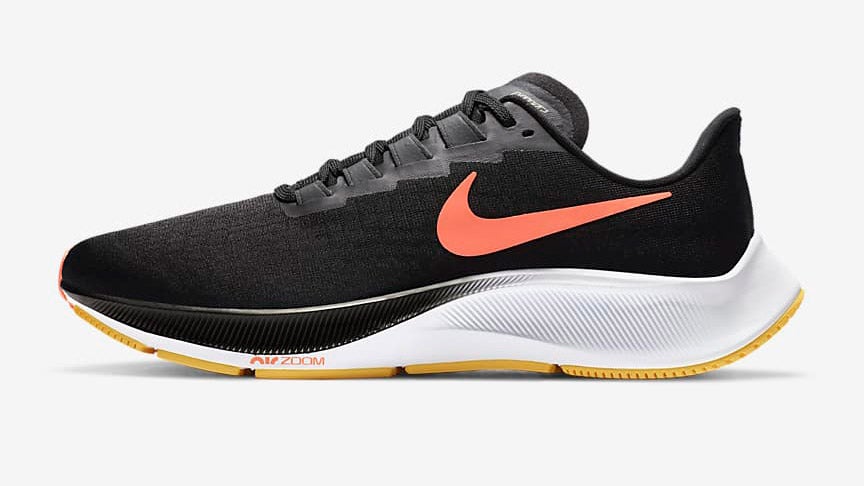 Black and white Nike Air Zoom Pegasus