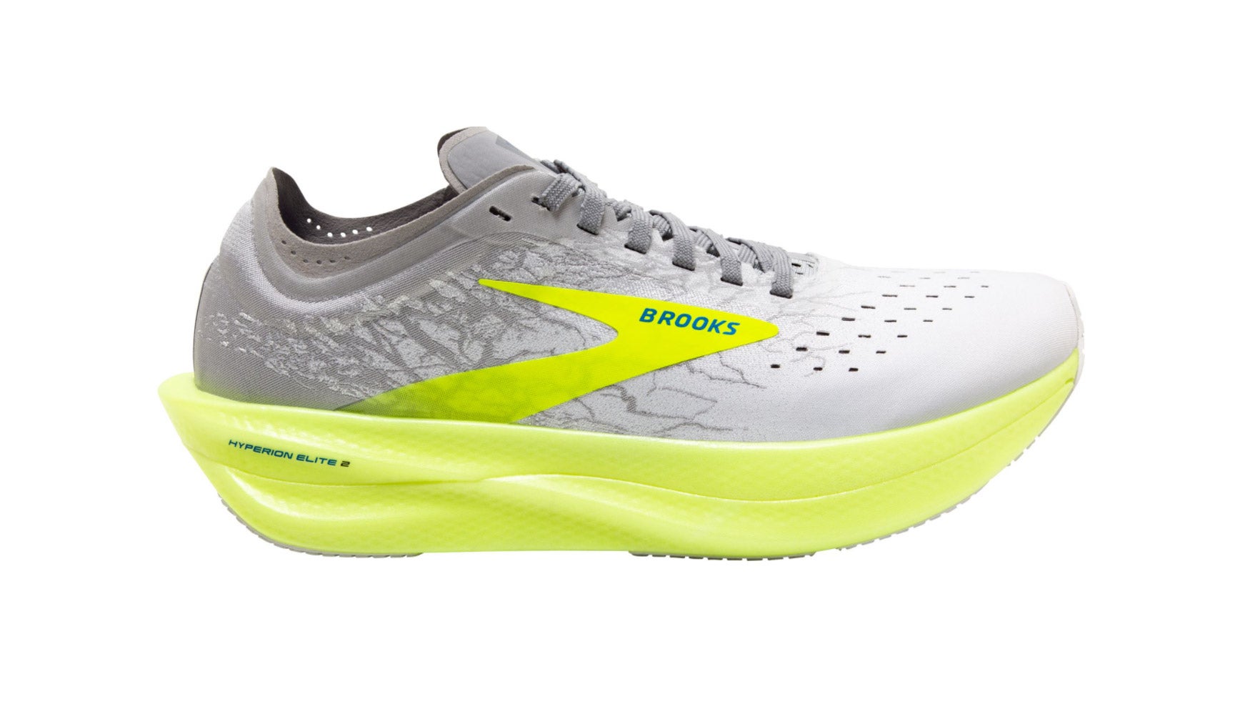 Yellow and gray Brooks Hyperion Elite 2